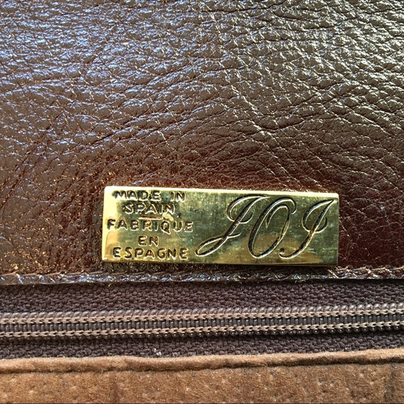 Vintage Faux Snakeskin Brown Purse - Picture 7 of 15